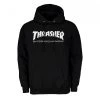 THRASHER FELPA CON CAPPUCCIO SKATE MAG Nero -Strada Moda thrasher 312671 felpa con cappuccio skate mag street style uomo 033434301 blk 1