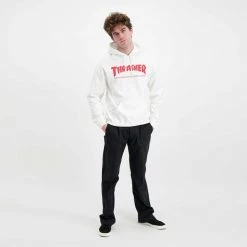 THRASHER FELPA CON CAPPUCCIO SKATE MAG -Strada Moda thrasher 312671 felpa con cappuccio skate mag street style uomo 044800801 whre 6