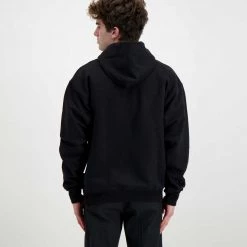 THRASHER FELPA CON CAPPUCCIO OUTLINED -Strada Moda thrasher 314275 felpa con cappuccio outlined street style uomo 044800901 bkor 4