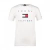 TOMMY HILFIGER T-SHIRT LOGO BAMBINO Bianco -Strada Moda tommy hilfiger kb07286 t shirt logo bambino abbigliamento bambino 044789701 ybr 1
