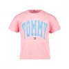 TOMMY HILFIGER T-SHIRT CROP VARSITY BAMBINA Rosa -Strada Moda tommy hilfiger kg06504 t shirt crop varsity bambina abbigliamento bambino 044790101 the 1