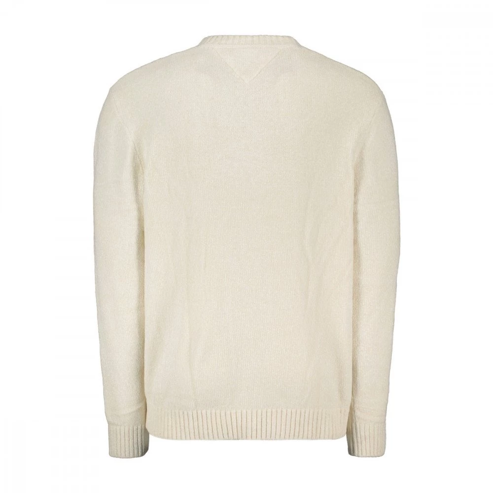 TOMMY JEANS MAGLIONE GIROCOLLO BANDIERA A INTARSIO Bianco 4 TOMMY JEANS MAGLIONE GIROCOLLO BANDIERA A INTARSIO Bianco - immagine 2