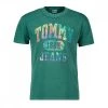 TOMMY JEANS T-SHIRT COLLEGIATE TIE DYE Verde 1 TOMMY JEANS T-SHIRT COLLEGIATE TIE DYE Verde -Strada Moda tommy jeans dm0dm12411 t shirt collegiate tie dye casual uomo 045117301 l6n 1