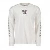 TOMMY JEANS MAGLIA MANICA LUNGA HOMESPUN GRAPHIC Bianco