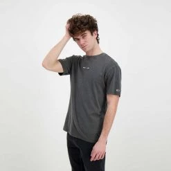 TOMMY JEANS T-SHIRT D2 TINY LINEAR Nero -Strada Moda tommy jeans dm0dm12852 t shirt d2 tiny linear casual uomo 045110101 bds 4