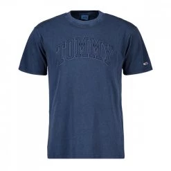 TOMMY JEANS T-SHIRT TONAL TOMMY COLLEGIATE Blu