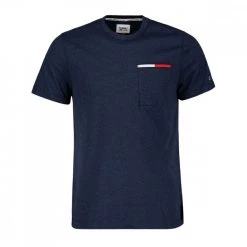 TOMMY JEANS T-SHIRT ESSENTIAL TASCHINO Blu
