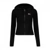 TOMMY JEANS CARDIGAN FULL ZIP CON CAPPUCCIO DONNA Nero