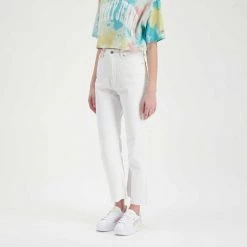 TOMMY JEANS JEANS HARPER FLARE DONNA Bianco -Strada Moda tommy jeans dw0dw12385 jeans harper flare donna casual donna 045112801 1ce 4