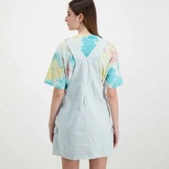 TOMMY JEANS SALOPETTE IN DENIM DONNA Azzurro -Strada Moda tommy jeans dw0dw12423 salopette in denim donna casual donna 045112901 1ab 4