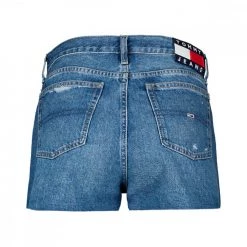 TOMMY JEANS BERMUDA MOM DONNA Blu -Strada Moda tommy jeans dw0dw12454 bermuda mom donna casual donna 045113101 1a5 3