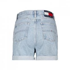 TOMMY JEANS BERMUDA DENIM MOM DONNA -Strada Moda tommy jeans dw0dw12505 bermuda denim mom donna casual donna 045113301 1ab 3