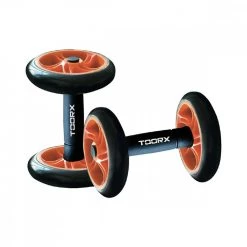 TOORX COPPIA MANUBRI CON RUOTE PER ADDOMINALI