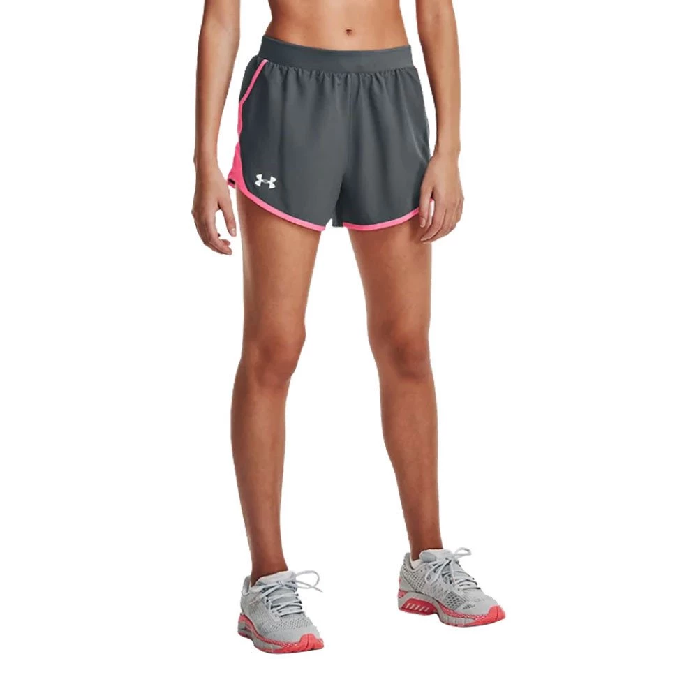 UNDER ARMOUR SHORT FLY BY 2.0 DONNA Grigio 5 UNDER ARMOUR SHORT FLY BY 2.0 DONNA Grigio - immagine 3