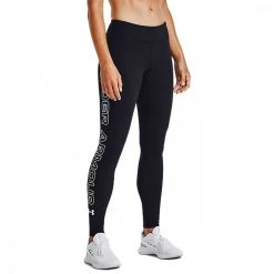 UNDER ARMOUR LEGGINGS UA FAVORITE WORDMARK DONNA Nero -Strada Moda under armour 1356403 ua favorite wm leggings abbigliamento training e palestra donna 044066701 001 4