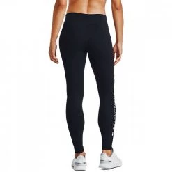 UNDER ARMOUR LEGGINGS UA FAVORITE WORDMARK DONNA Nero -Strada Moda under armour 1356403 ua favorite wm leggings abbigliamento training e palestra donna 044066701 001 5