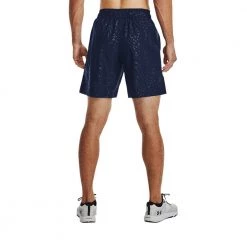 UNDER ARMOUR SHORT WOVEN EMBOSS Blu -Strada Moda under armour 1361432 short woven emboss abbigliamento training e palestra uomo 044898901 409 4