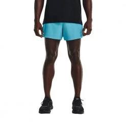 UNDER ARMOUR SHORT SPEEDPOCKET 5'' Azzurro -Strada Moda under armour 1361486 short speedpocket 5 abbigliamento running uomo 044899201 481 3
