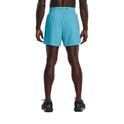 UNDER ARMOUR SHORT SPEEDPOCKET 5'' Azzurro -Strada Moda under armour 1361486 short speedpocket 5 abbigliamento running uomo 044899201 481 4