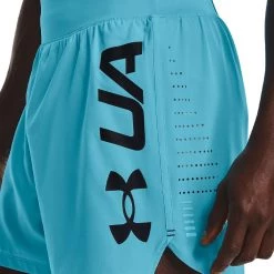 UNDER ARMOUR SHORT SPEEDPOCKET 5'' Azzurro -Strada Moda under armour 1361486 short speedpocket 5 abbigliamento running uomo 044899201 481 5
