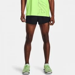UNDER ARMOUR SHORT LAUNCH RUN SPLIT Nero -Strada Moda under armour 1361491 short launch run split abbigliamento running uomo 042857401 001 3