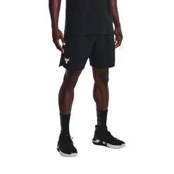 UNDER ARMOUR SHORT WOVEN PROJECT ROCK Nero -Strada Moda under armour 1361613 short woven project rock abbigliamento training e palestra uomo 044900001 002 3
