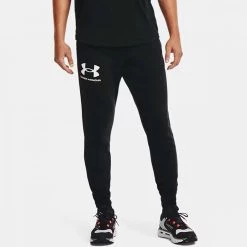 UNDER ARMOUR PANTALONI JOGGER RIVAL TERRY Nero -Strada Moda under armour 1361642 pantaloni jogger rival terry abbigliamento training e palestra uomo 042864301 001 3