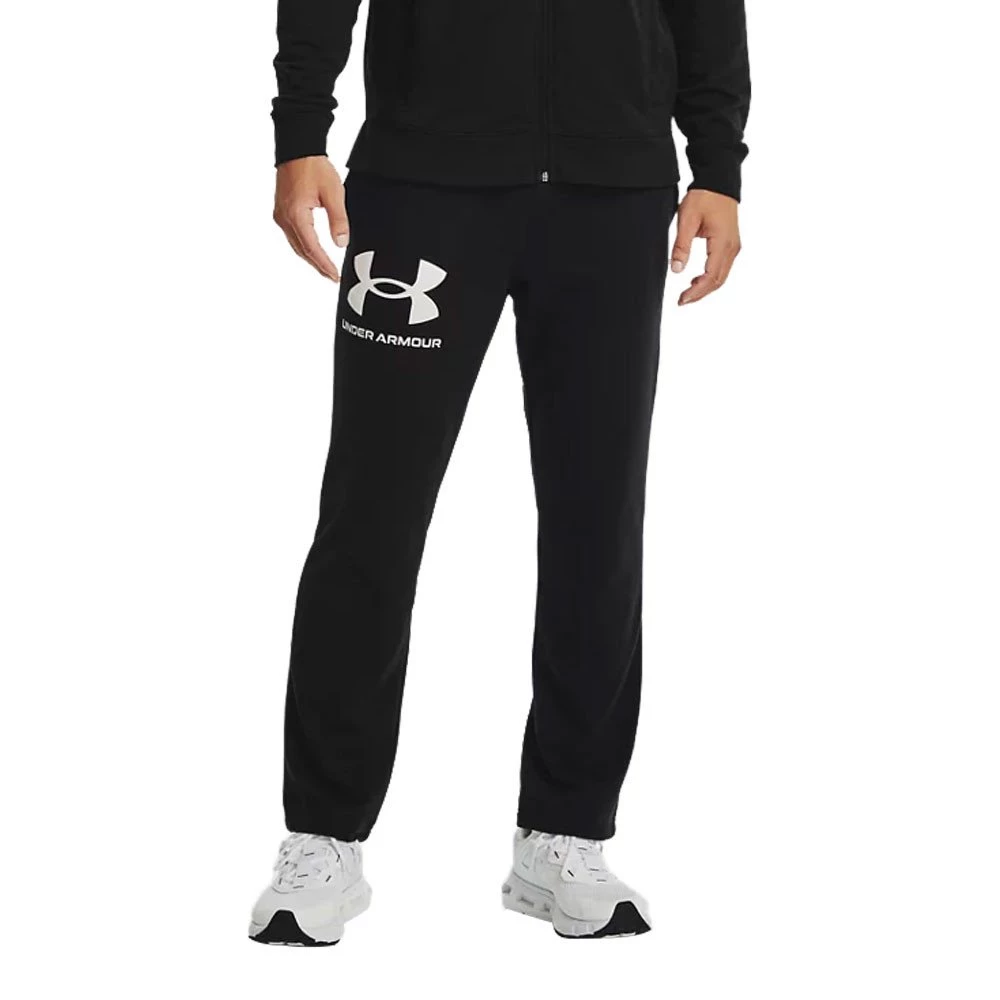 UNDER ARMOUR PANTALONI RIVAL TERRY Nero 5 UNDER ARMOUR PANTALONI RIVAL TERRY Nero - immagine 3