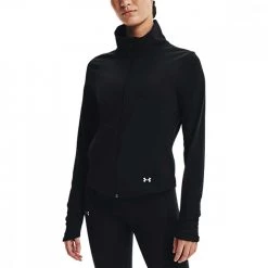 UNDER ARMOUR FELPA FULL ZIP MERIDIAN DONNA Nero -Strada Moda under armour 1365805 ua meridian jacket abbigliamento training e palestra donna 044068801 001 3