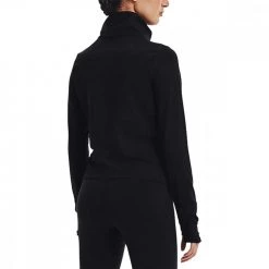 UNDER ARMOUR FELPA FULL ZIP MERIDIAN DONNA Nero -Strada Moda under armour 1365805 ua meridian jacket abbigliamento training e palestra donna 044068801 001 4