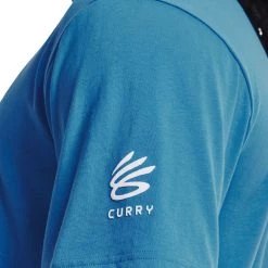 UNDER ARMOUR T-SHIRT CURRY HINT OF COOKIE -Strada Moda under armour 1366619 t shirt curry hint of cookie abbigliamento basket uomo 043571101 422 7
