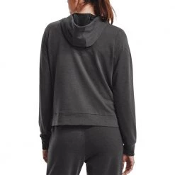 UNDER ARMOUR FELPA FULL ZIP CON CAPPUCCIO RIVAL TERRY DONNA Grigio 10 UNDER ARMOUR FELPA FULL ZIP CON CAPPUCCIO RIVAL TERRY DONNA Grigio -Strada Moda under armour 1369853 rival terry fz hoodie abbigliamento training e palestra donna 046617601 010 4