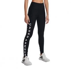UNDER ARMOUR LEGGINGS BRANDED DONNA Nero -Strada Moda under armour 1369901 leggings branded donna abbigliamento training e palestra donna 044943101 001 3
