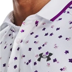 UNDER ARMOUR UA ISO-CHILL FLORAL POLO 12 UNDER ARMOUR UA ISO-CHILL FLORAL POLO -Strada Moda under armour 1370091 ua iso chill floral polo abbigliamento golf uomo 045102901 0100 5