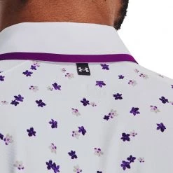 UNDER ARMOUR UA ISO-CHILL FLORAL POLO 13 UNDER ARMOUR UA ISO-CHILL FLORAL POLO -Strada Moda under armour 1370091 ua iso chill floral polo abbigliamento golf uomo 045102901 0100 6