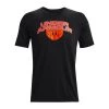 UNDER ARMOUR T-SHIRT BBALL BRANDED WORDMARK Nero -Strada Moda under armour 1370233 t shirt bball branded wordmark abbigliamento basket uomo 044616601 001 1