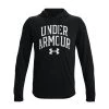 UNDER ARMOUR FELPA GIROCOLLO LOGO RIVAL TERRY Nero