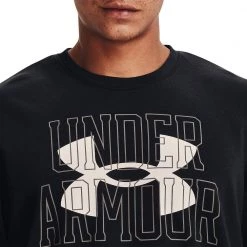 UNDER ARMOUR FELPA GIROCOLLO LOGO RIVAL TERRY Nero 11 UNDER ARMOUR FELPA GIROCOLLO LOGO RIVAL TERRY Nero -Strada Moda under armour 1370391 felpa girocollo logo rival terry abbigliamento training e palestra uomo 044904101 001 5