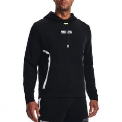 UNDER ARMOUR FELPA GIROCOLLO SUMMIT KNIT Nero -Strada Moda under armour 1370415 felpa summit knit abbigliamento training e palestra uomo 044904501 001 3