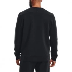 UNDER ARMOUR FELPA GIROCOLLO SUMMIT Nero -Strada Moda under armour 1370417 felpa girocollo summit abbigliamento training e palestra uomo 044904801 001 4