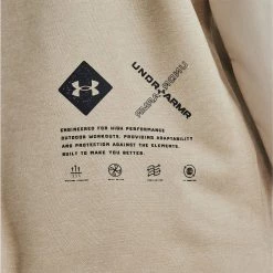 UNDER ARMOUR FELPA LEGGERA TERRAIN CREW Beige -Strada Moda under armour 1370509 felpa leggera terrain crew abbigliamento training e palestra uomo 044907201 279 6