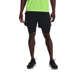 UNDER ARMOUR SHORT LAUNCH 2IN1 5" Nero -Strada Moda under armour 1372631 short launch 2in1 5 abbigliamento running uomo 044909001 001 3