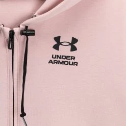 UNDER ARMOUR FELPA ZIP E CAPPUCCIO SUMMIT KNIT DONNA Rosa -Strada Moda under armour 1374464 felpa zip summit knit donna abbigliamento training e palestra donna 044945701 676 3