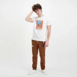 V2 T-SHIRT PORTOFINO Bianco -Strada Moda v2 tuprt t shirt portofino casual uomo 045121401 bia 5