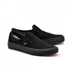 VANS CLASSIC SLIP-ON TOTAL BLACK Nero -Strada Moda vans veyebka classic slip on total black tutte sneaker uomo 029999401 blbl 3