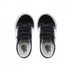 VANS OLD SKOOL VELCRO BABY Nero -Strada Moda vans vn000d3yblk old skool velcro baby tutte sneaker baby 037978001 blk 3