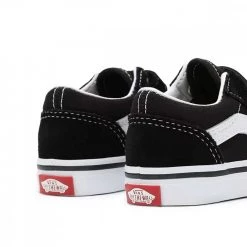 VANS OLD SKOOL VELCRO BABY Nero -Strada Moda vans vn000d3yblk old skool velcro baby tutte sneaker baby 037978001 blk 4