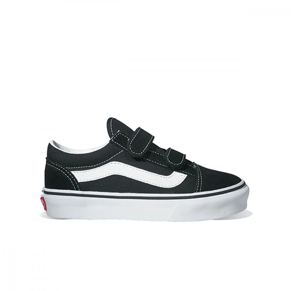 VANS OLD SKOOL VELCRO BAMBINO Nero 3 VANS OLD SKOOL VELCRO BAMBINO Nero