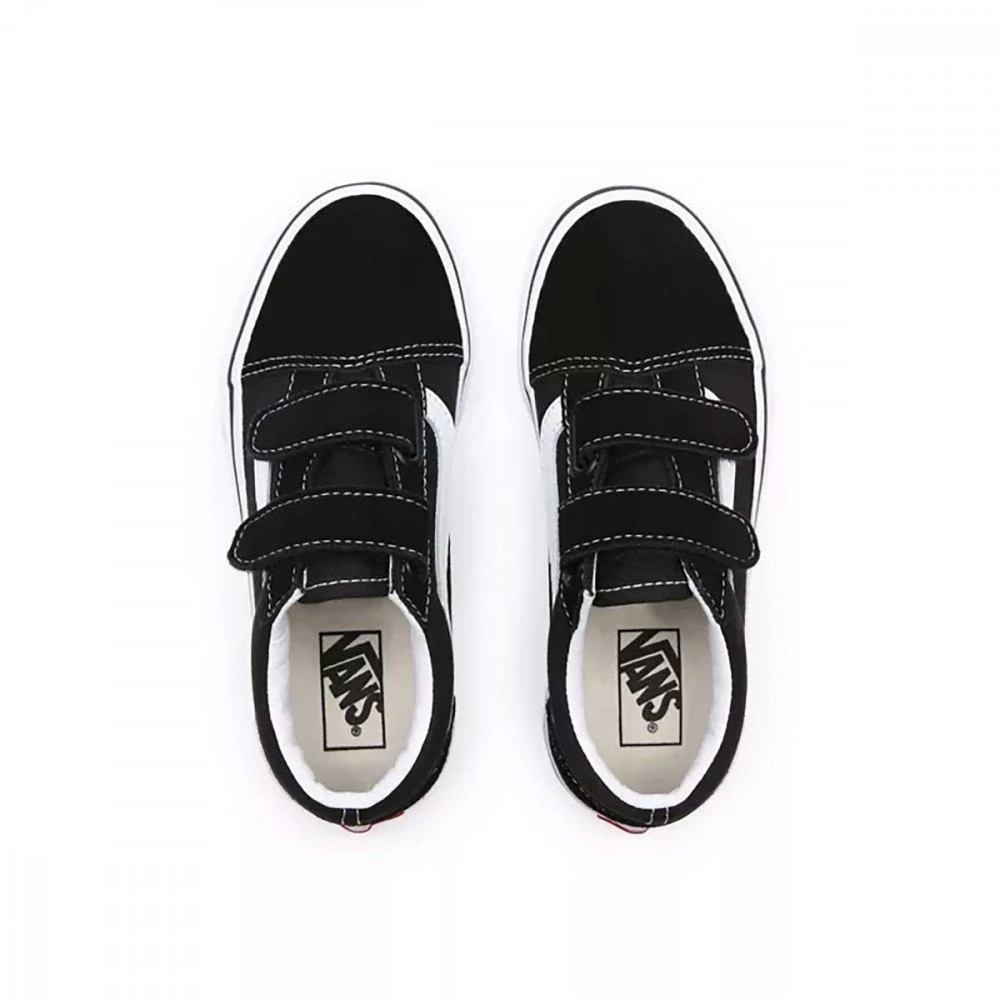 VANS OLD SKOOL VELCRO BAMBINO Nero 5 VANS OLD SKOOL VELCRO BAMBINO Nero - immagine 3