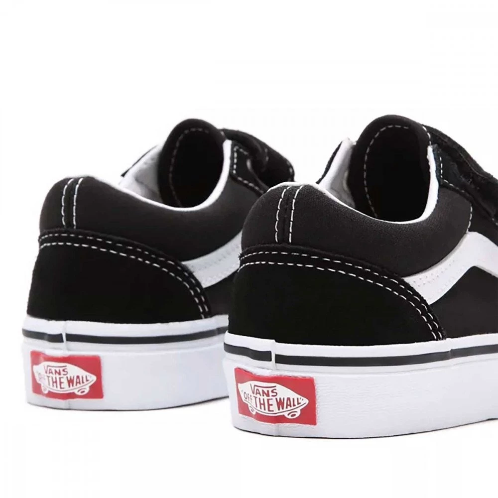 VANS OLD SKOOL VELCRO BAMBINO Nero 6 VANS OLD SKOOL VELCRO BAMBINO Nero - immagine 4